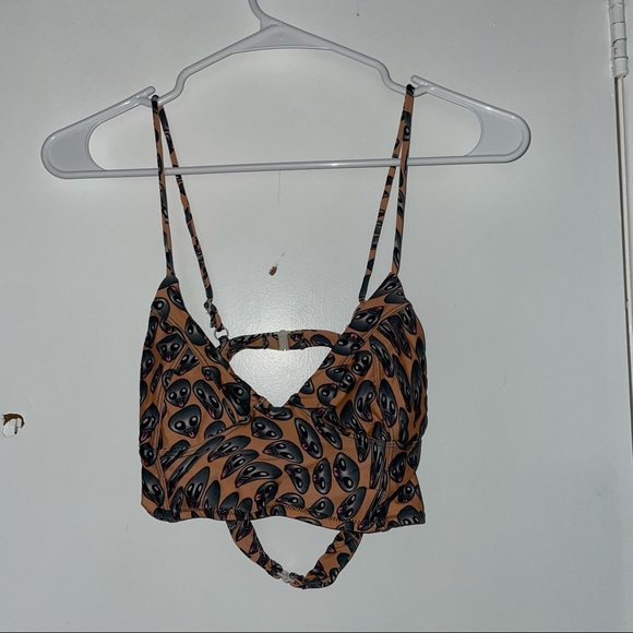 DROPDEAD alien bikini top / size small - Picture 3 of 4
